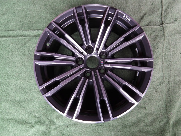 1x Alufelge 18 Zoll 7.5" 5x112 25ET Glanz Schwarz 8089890 BMW 3 G21 G20 Mg FEL5547894857rt