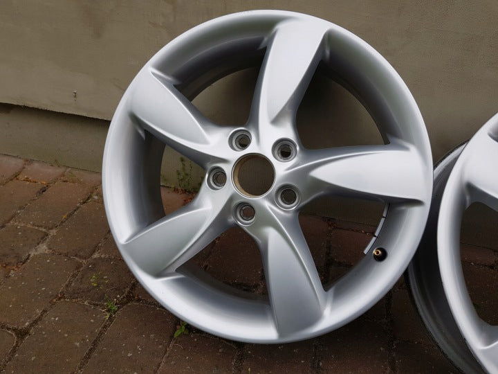 1x Alufelge 17 Zoll 6.0" 5x112 48ET Silber Audi A3 Rim Wheel FEL1539702051gr