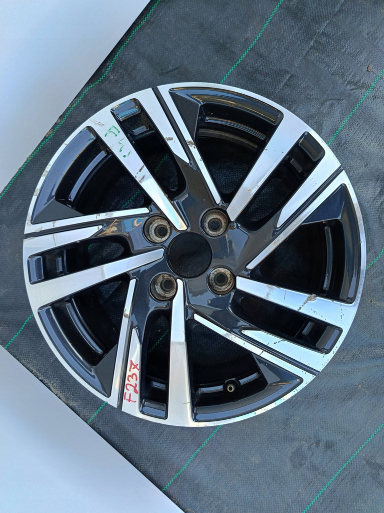 1x Alufelge 16 Zoll 6.5" 4x108 38ET Glanz Grau 9825165280 Peugeot 208 Ii FEL5627425604fx