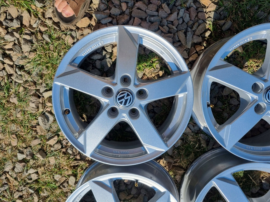 4x Alufelge 16 Zoll 6.5" 5x112 46ET Glanz KBA50553 Skoda Octavia I Rim Wheel FEL4913506988fk