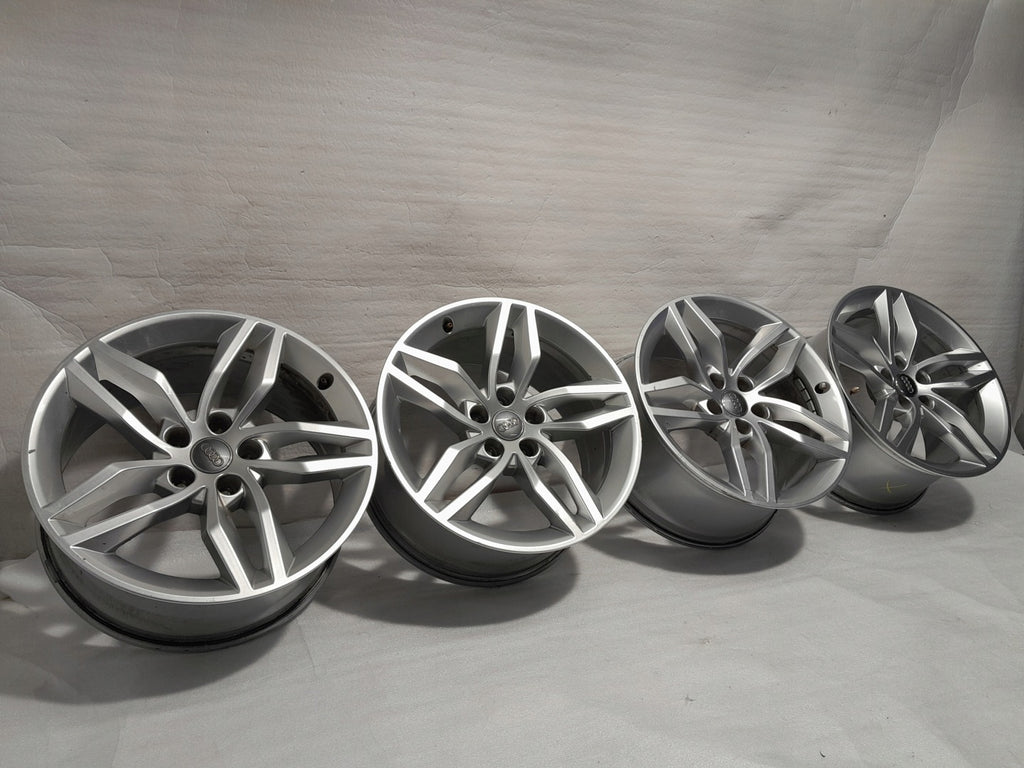 4x Alufelge 18 Zoll 8.5" 5x112 29ET Silber 8W0601025BH Audi A4 B9 Rim Wheel FEL7813945644ow