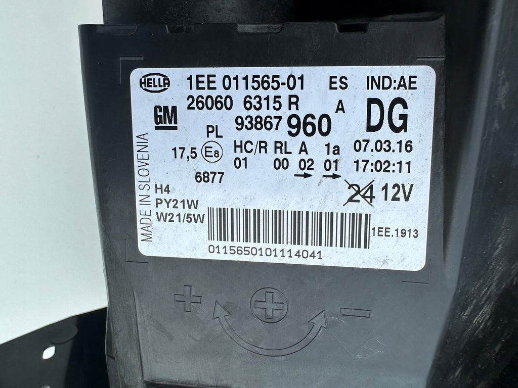 Frontscheinwerfer Opel Vivaro Trafic III 93867960 Links Scheinwerfer Headlight