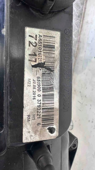 Motor Mercedes-Benz W205 651921 2.2 168PS Diesel Engine Unkomplett MOT4409858525yj