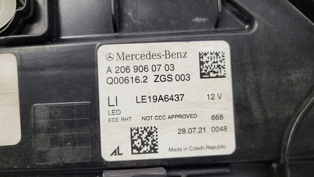 Frontscheinwerfer Mercedes-Benz W206 A2069060703 Links Scheinwerfer Headlight SCH7131370810ue