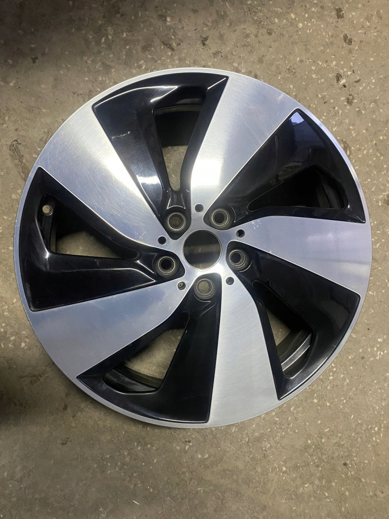 1x Alufelge 19 Zoll 5.5" 5x112 53ET Glanz Schwarz 6856897 BMW 1 Rim Wheel FEL2804357883lh