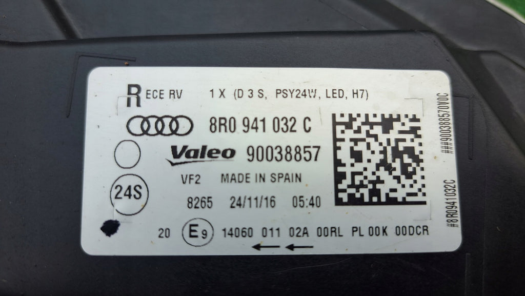 Frontscheinwerfer Audi Q5 8R0941032C Bi-Xenon Rechts Scheinwerfer Headlight SCH1454316025vs