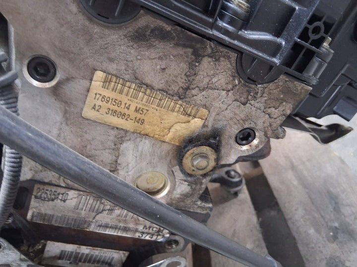 Motor BMW E46 M57D30 3.0 2004 Diesel Engine Komplett MOT9111098536vy