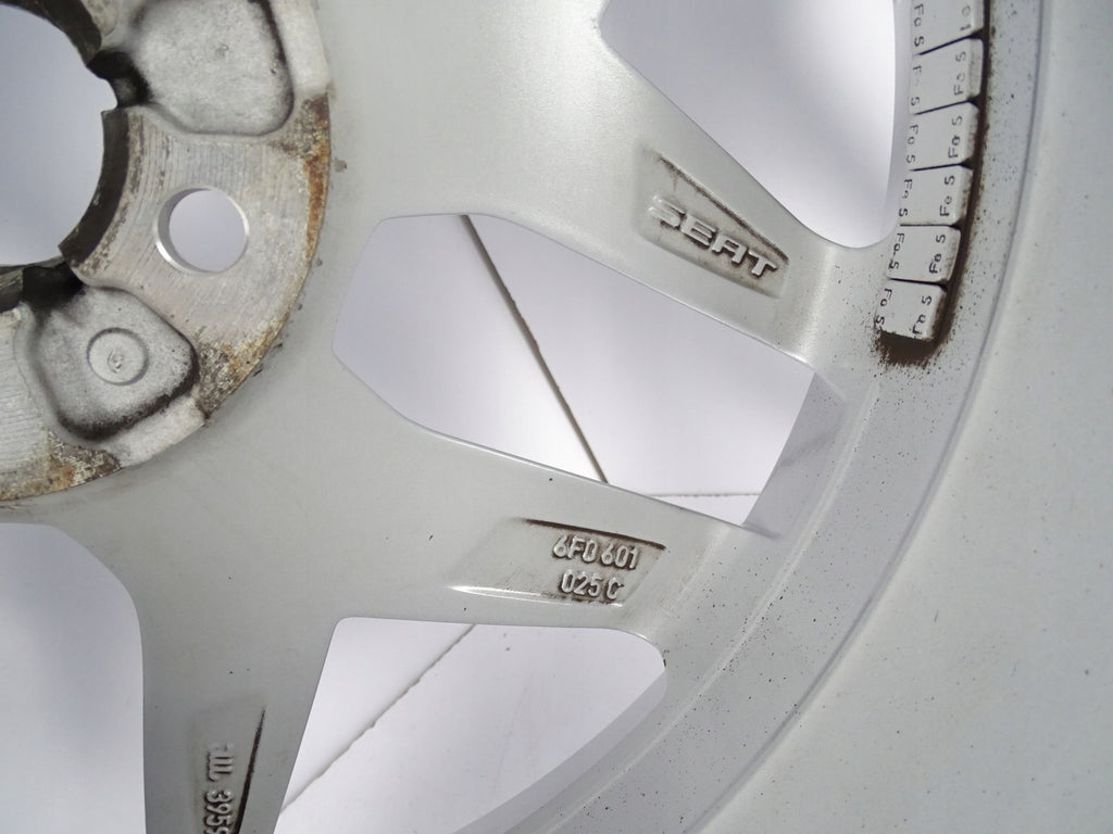 1x Alufelge 17 Zoll 7.0" 5x112 51ET Matt Silber 6F0601025C Seat Ibiza V