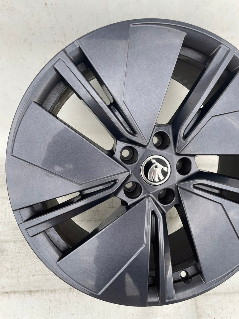 1x Alufelge 19 Zoll 8.0" 5x112 45ET Glanz Graphit 5LA601025A Mg Enyaq Iv