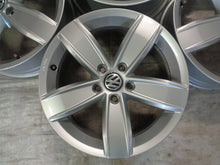 Load image into Gallery viewer, 4x Alufelge 17 Zoll 6.5" 5x112 41ET Glanz Silber 3G0071497B VW Tiguan Rim Wheel FEL5981971129un