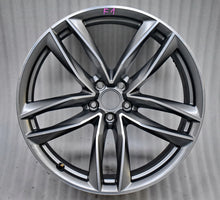 Laden Sie das Bild in den Galerie-Viewer, 1x Alufelge 21 Zoll 9.5&quot; 5x112 25ET Glanz Graphit 4G0601025CF Audi Mg Rim Wheel