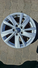Load image into Gallery viewer, 1x Alufelge 16 Zoll 6.5" 5x112 48ET Glanz Silber 5TA601025Q VW Touran Rim Wheel FEL4611978901hy