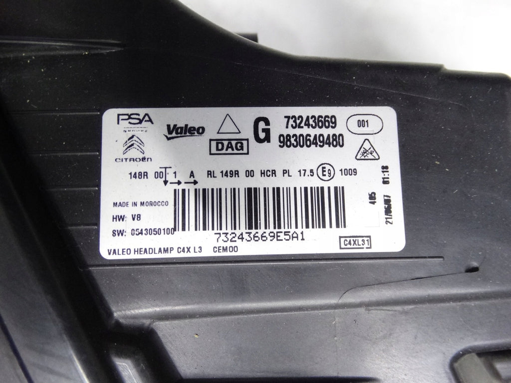 Frontscheinwerfer Citroën C4 III 9830649480 LED Links Scheinwerfer Headlight SCH7318515359bt