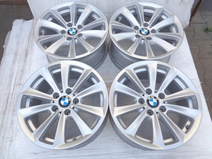 4x Alufelge 17 Zoll 8.0" 5x120 30ET Glanz Schwarz 6780720 BMW 5 F11 F10 FEL8456718386pu