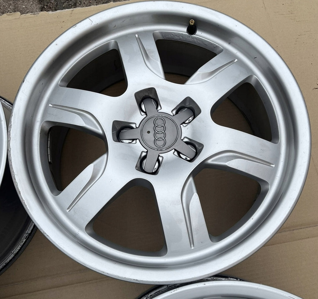 4x Alufelge 17 Zoll 7.5" 5x112 28ET Glanz Silber 8T0601025B Audi A4 B8 Rim Wheel FEL7394812736wr