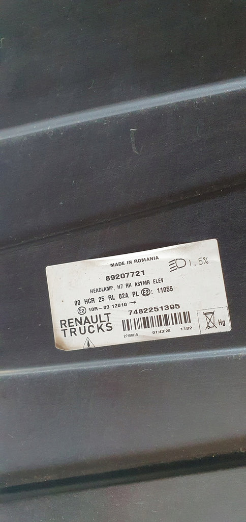 Frontscheinwerfer Renault 89207721 FALSE Scheinwerfer Headlight SCH1030405438kr
