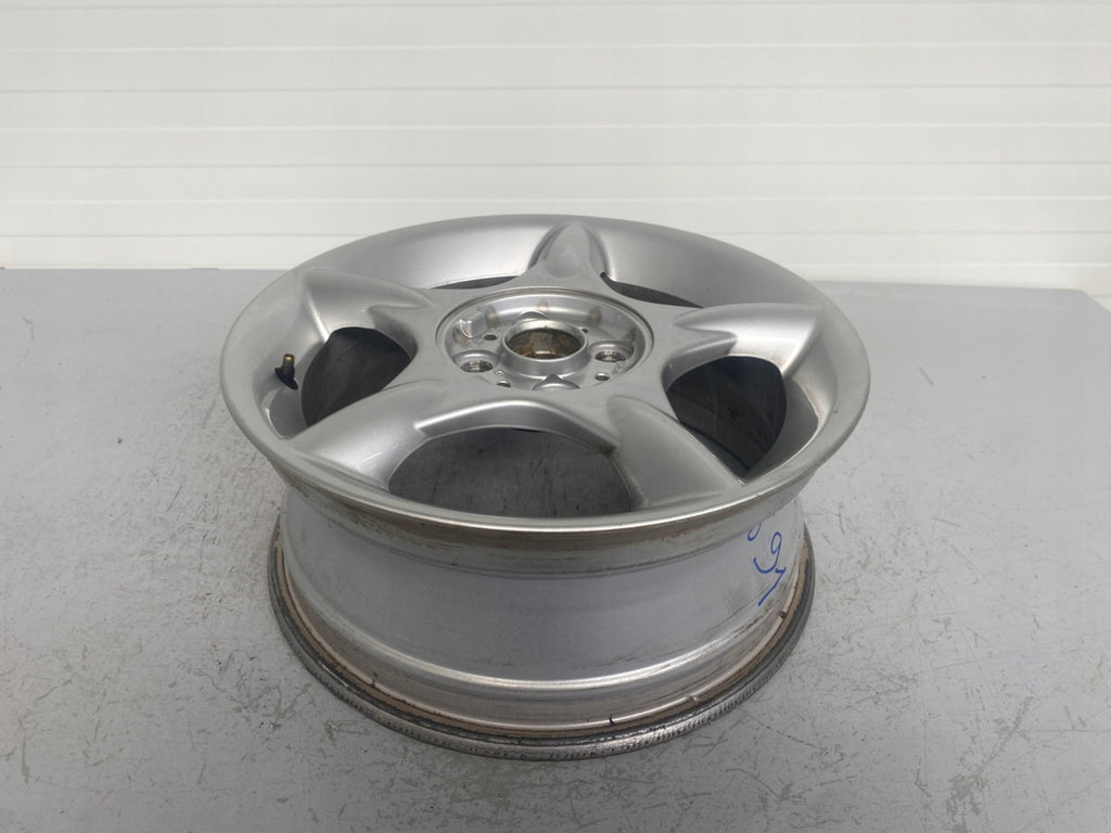 1x Alufelge 16 Zoll 6.5" 4x100 48ET Glanz Silber Mini R50 Rim Wheel FEL2300938827cu