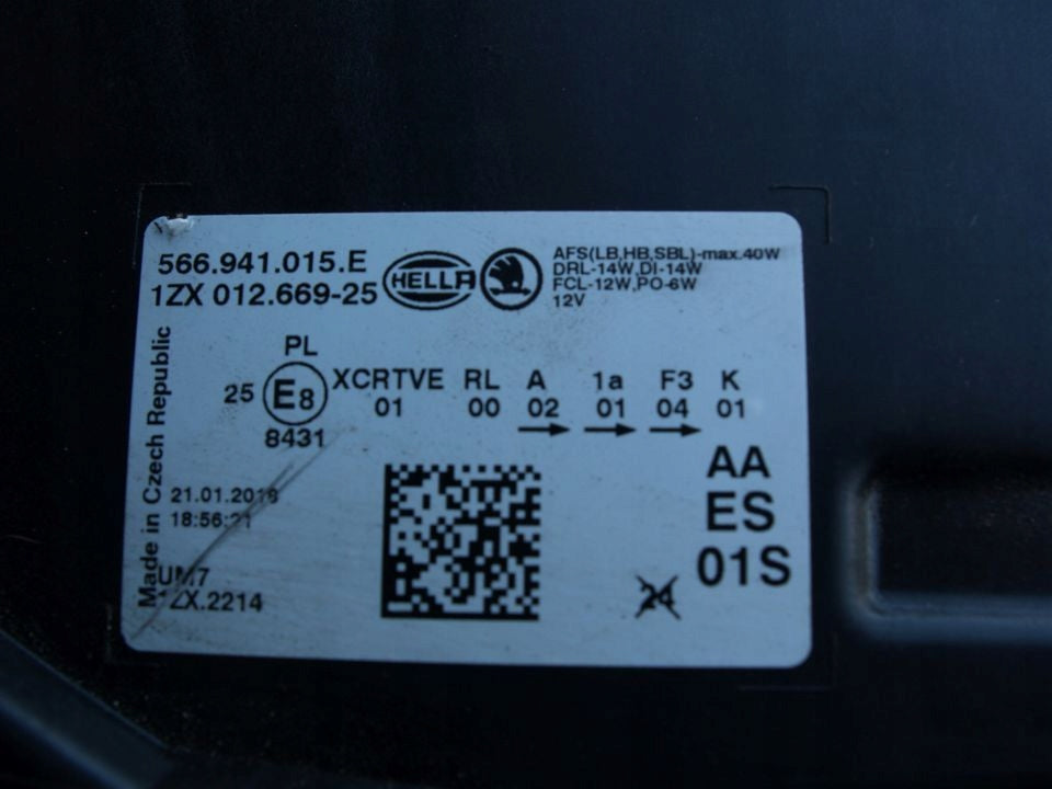 Frontscheinwerfer Skoda Kodiaq FALSE Scheinwerfer Headlight SCH7003232776bf