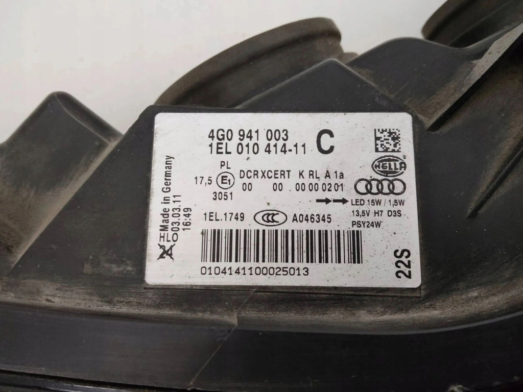 Frontscheinwerfer Audi A6 4G0941003C Links Scheinwerfer Headlight SCH6125520171vl