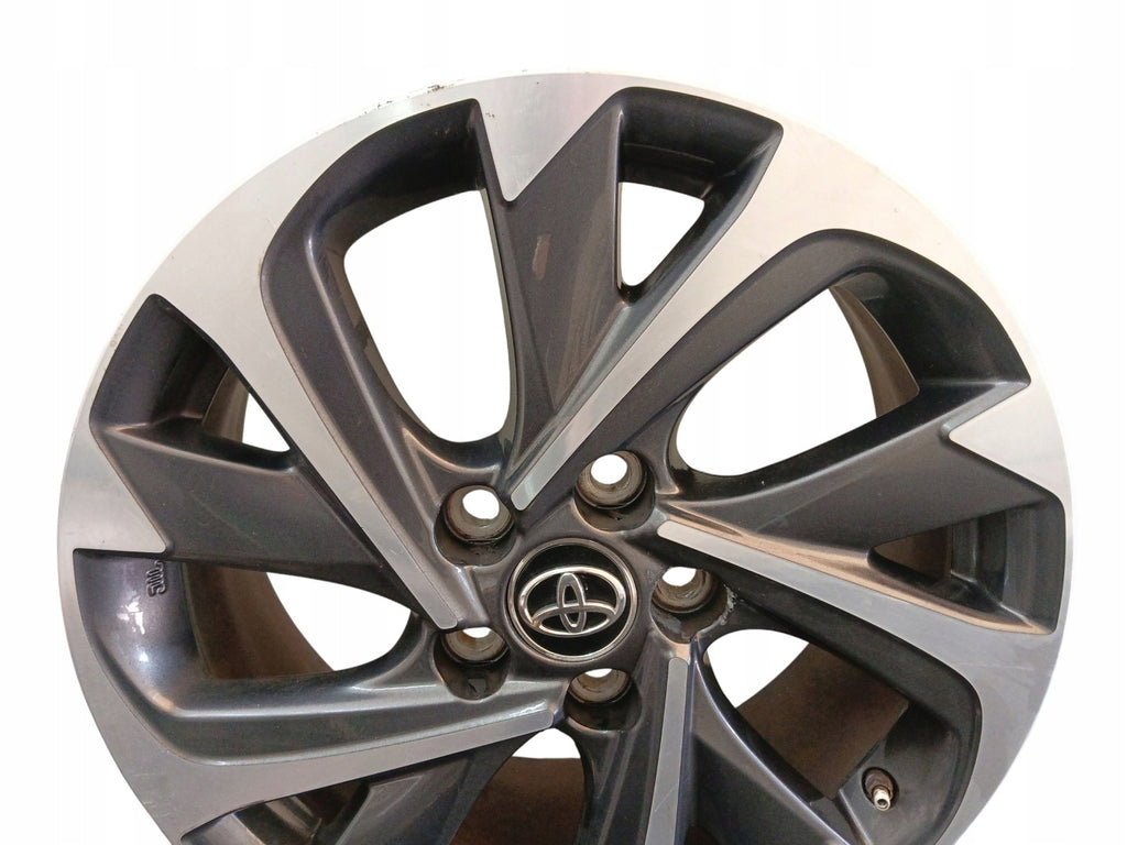 1x Alufelge 17 Zoll 7.0" 5x114.3 50ET Glanz Schwarz 4261102L90 Toyota Corolla FEL6903393879el
