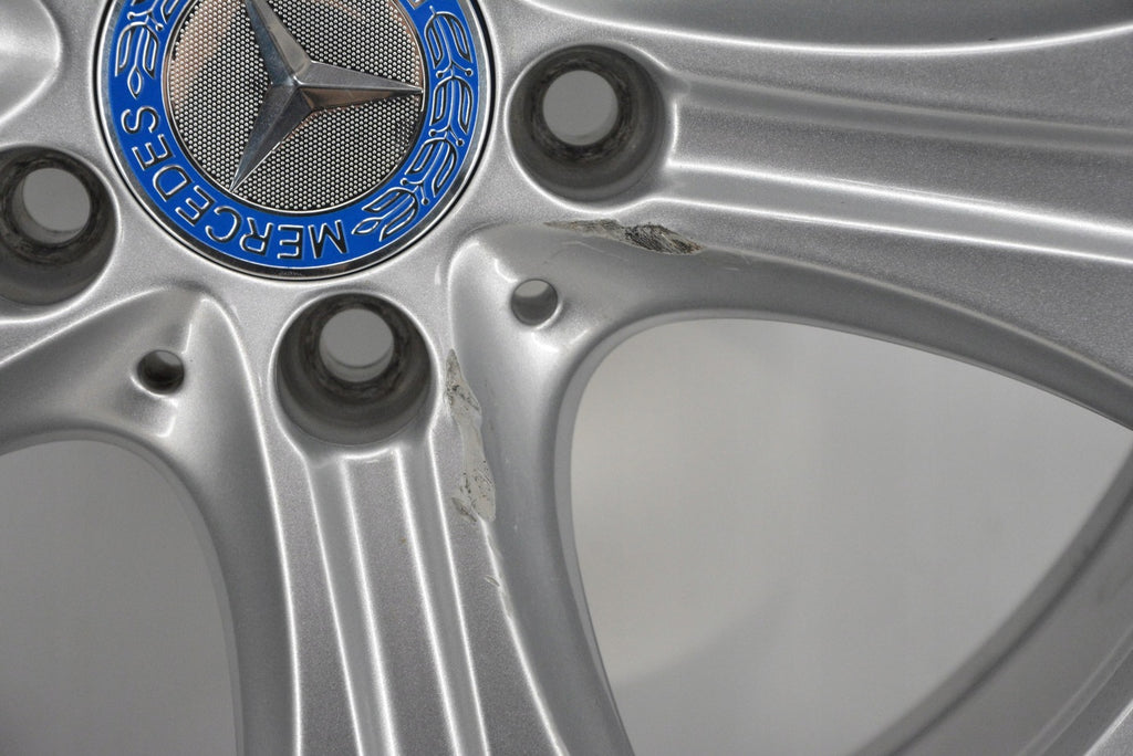 4x Alufelge 18 Zoll 8.0" 5x112 38ET Glanz Silber A2534010800 Mercedes-Benz