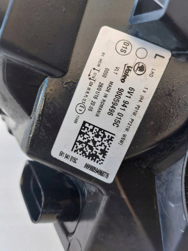 Frontscheinwerfer Skoda Fabia III 6V1941015C Links Scheinwerfer Headlight