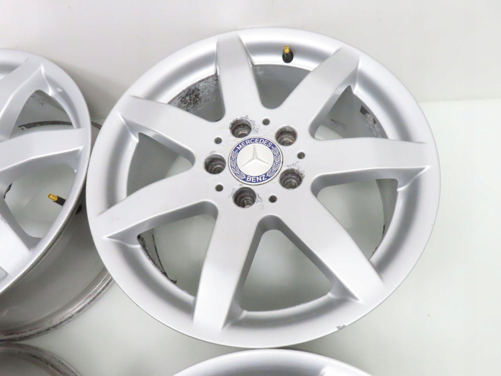 4x Alufelge 17 Zoll 7.5" 5x112 47 5ET Silber A2044015902 Mercedes-Benz W204 FEL7227578457cy