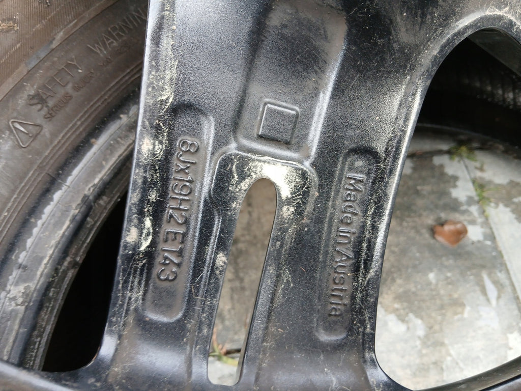 1x Alufelge 19 Zoll 8.0" 5x112 43ET Glanz Schwarz A2384010300 Mercedes-Benz FEL1104450515ux