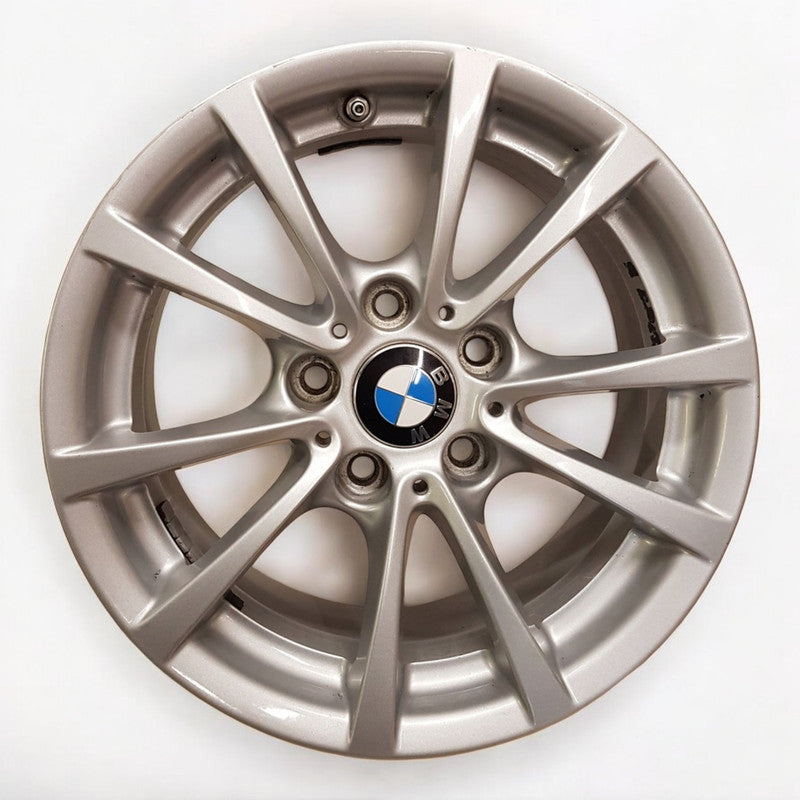 1x Alufelge 16 Zoll 7.0" 5x120 31ET Glanz Silber 6796236 BMW F36 F30 F31