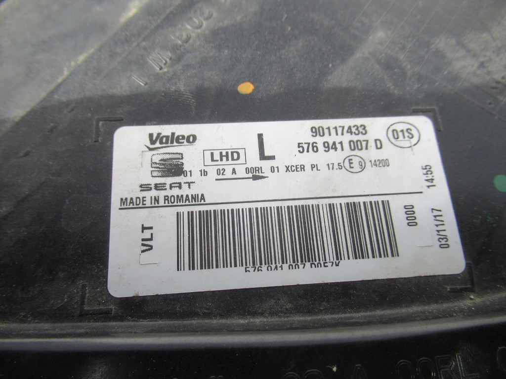 Frontscheinwerfer Seat Ateca 576941007D LED Links Scheinwerfer Headlight