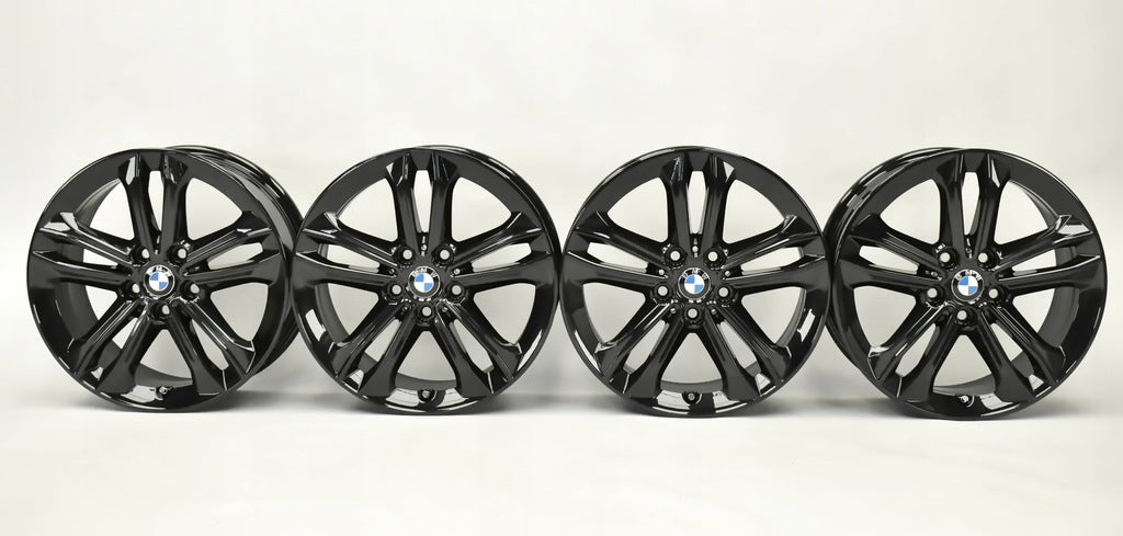 4x Alufelge 17 Zoll 7.5" 5x112 54ET Glanz Grau 6856087 BMW 1 F21 F20 Mg FEL2549662539yw
