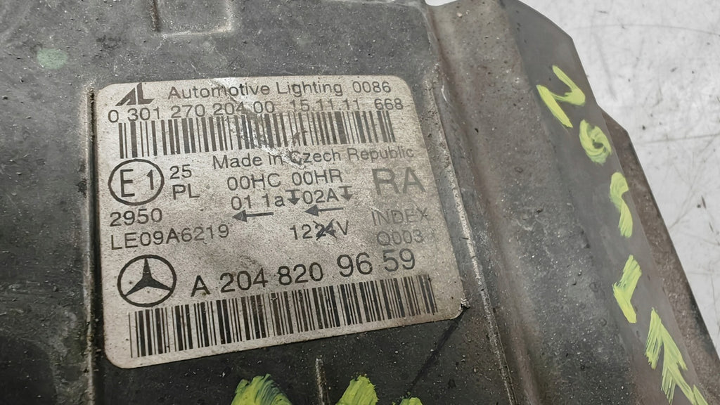 Frontscheinwerfer Mercedes-Benz W204 A2048209659 Rechts Scheinwerfer Headlight SCH2735655493yy