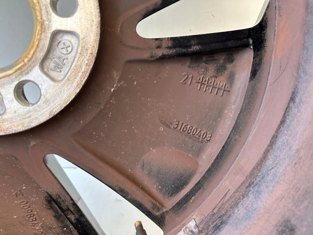 1x Alufelge 18 Zoll 7.5" 5x108 31680403 Volvo Xc40 Rim Wheel