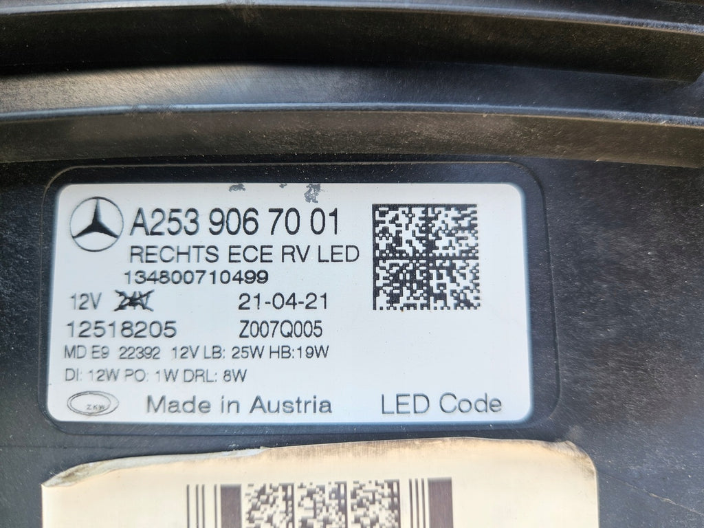 Frontscheinwerfer Mercedes-Benz Glc A2539067001 LED Rechts Headlight SCH2479864607yw