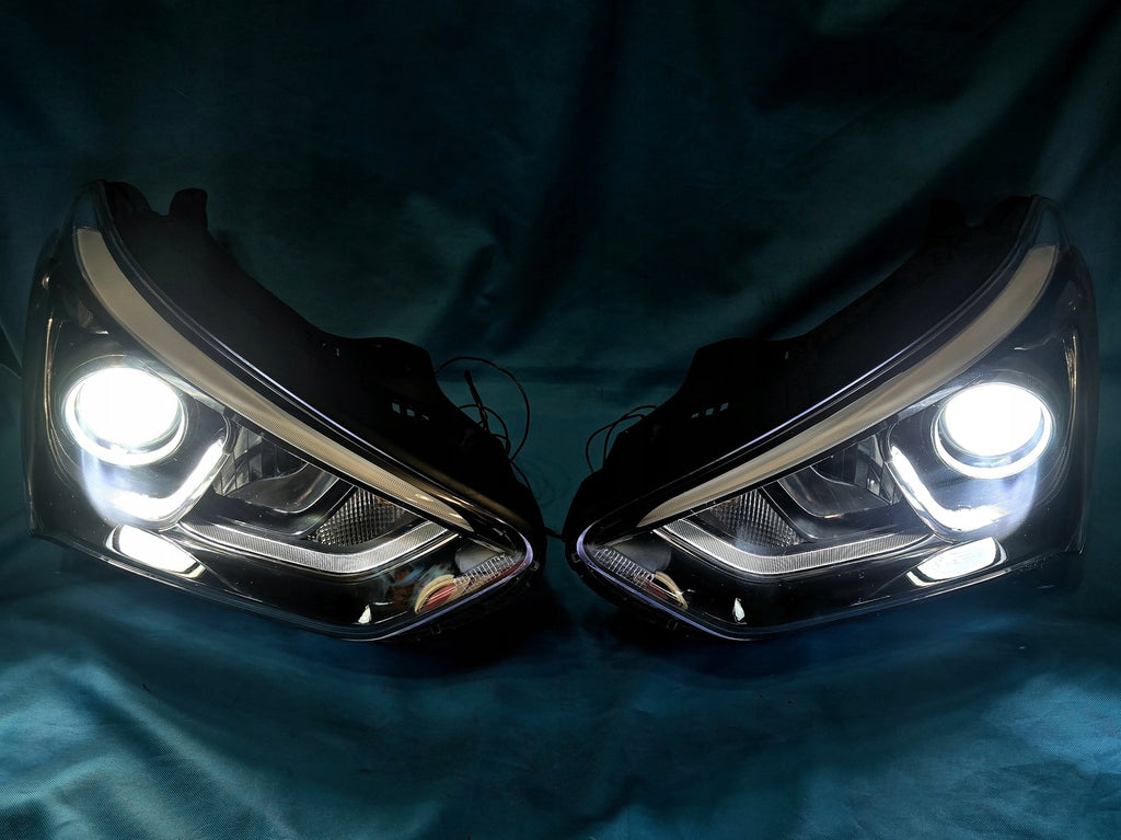 Frontscheinwerfer Hyundai Santa I Fe Xenon Ein Satz Scheinwerfer Headlight SCH4485318371zx