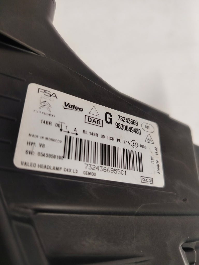 Frontscheinwerfer Citroën C4 III 73243669 Full LED Links Scheinwerfer Headlight