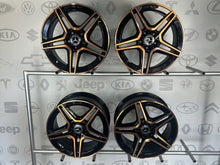Laden Sie das Bild in den Galerie-Viewer, 4x Alufelge 18 Zoll 7.5&quot; 5x112 49ET Glanz Schwarz A1774011500 Mercedes-Benz W177