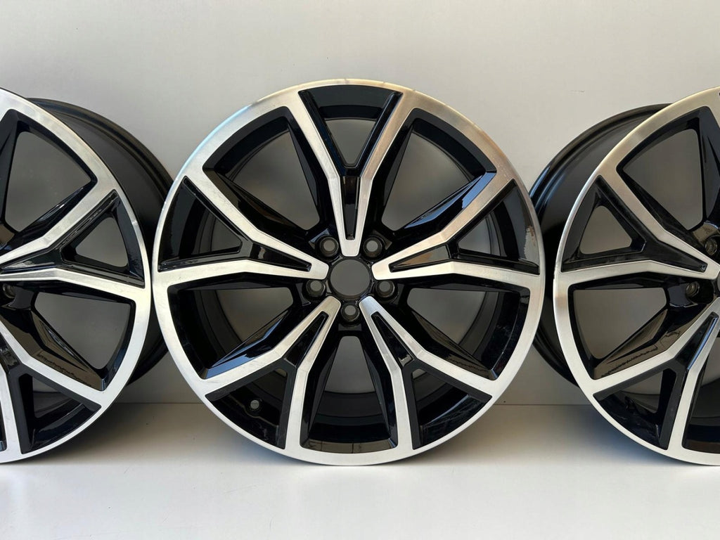 4x Alufelge 18 Zoll 7.0" 5x112 39ET Glanz 2GM601025P VW T-Cross Rim Wheel FEL5684555230uz