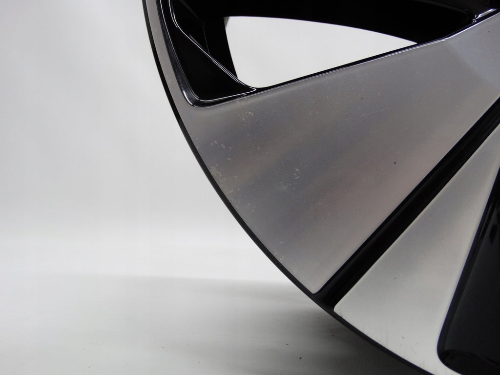 1x Alufelge 18 Zoll 7.5" 5x108 50,5ET Glanz Schwarz 31680403 Volvo Xc40