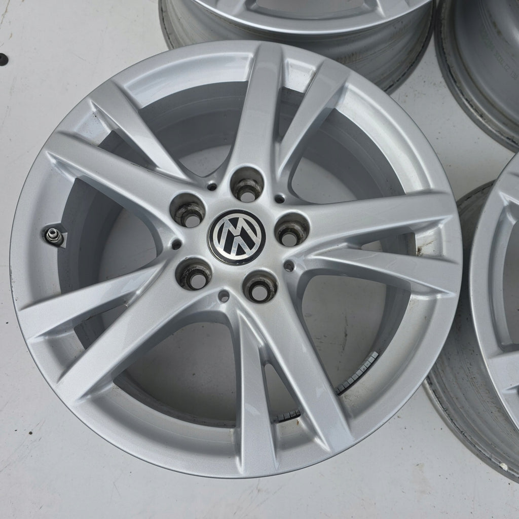 4x Alufelge 16 Zoll 7.0" 5x112 52ET BMW 4 Caddy V Golf VII Touran Rim Wheel FEL4650160740nf