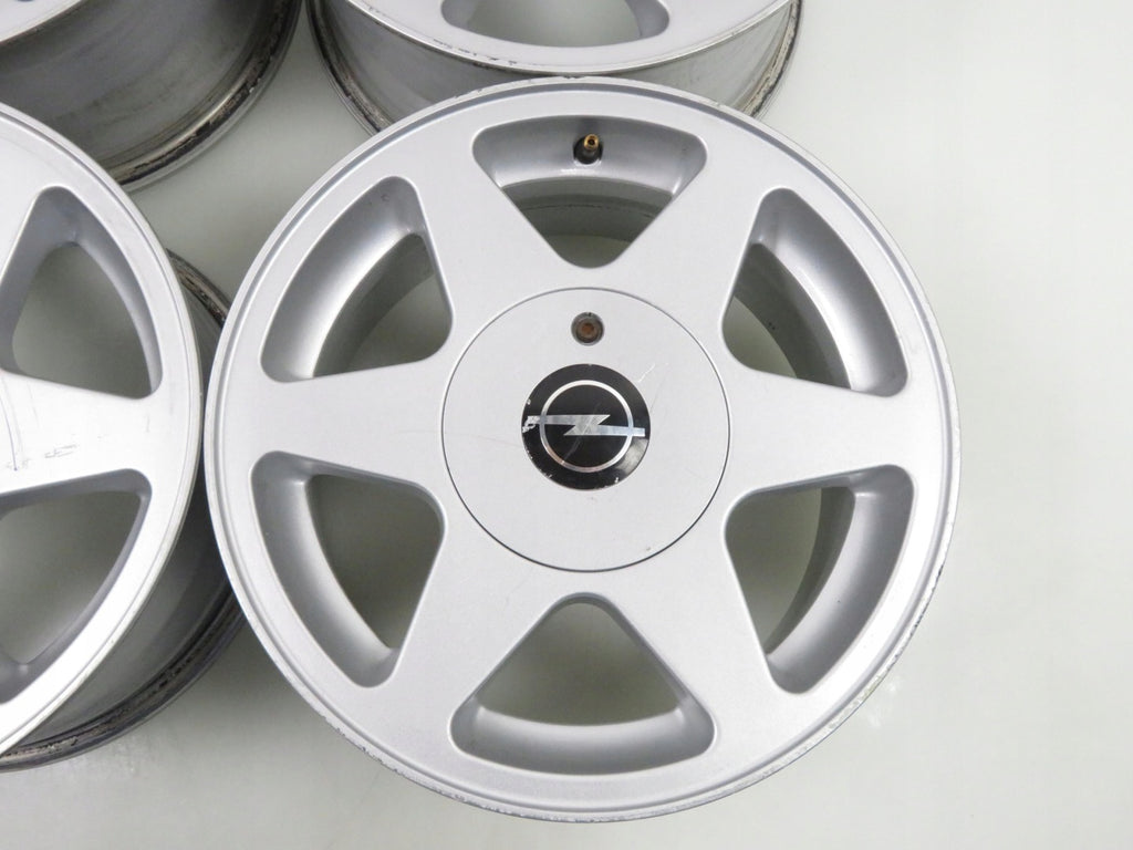 4x Alufelge 15 Zoll 7.0" 5x110 33ET Glanz Silber KBA42428 Opel Vectra Rim Wheel FEL7226772346am