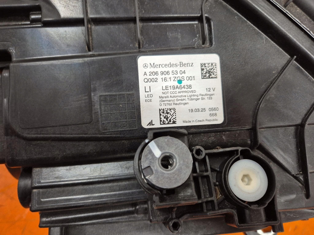 Frontscheinwerfer Mercedes-Benz W206 A2069065304 Links Scheinwerfer Headlight SCH8219434720ls