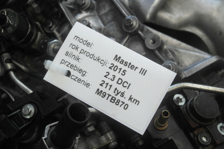 Motor Renault Master III M9T870 2.3 DCI 211TKm 2015 Diesel Engine Komplett MOT3691995842tg