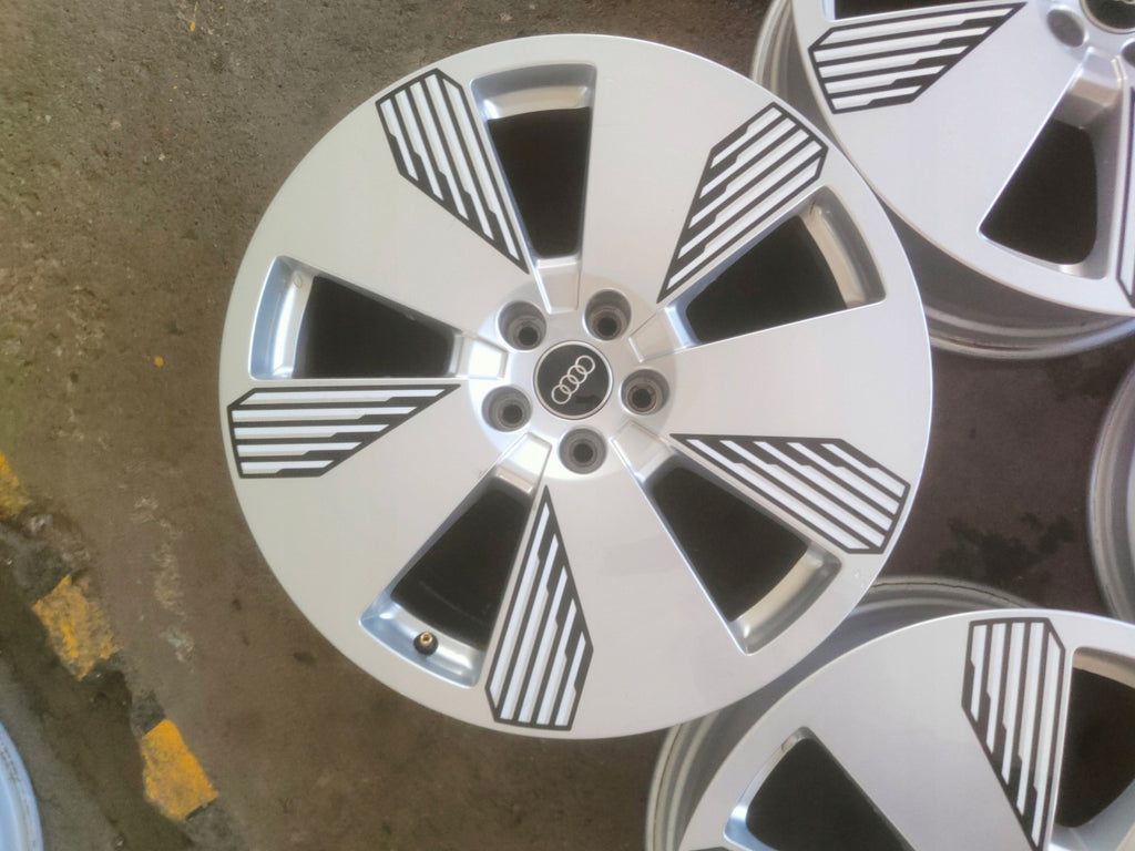 4x Alufelge 19 Zoll 8.0" 5x112 34ET Glanz Silber 4KE601025L Audi Rim Wheel FEL4490338358yw