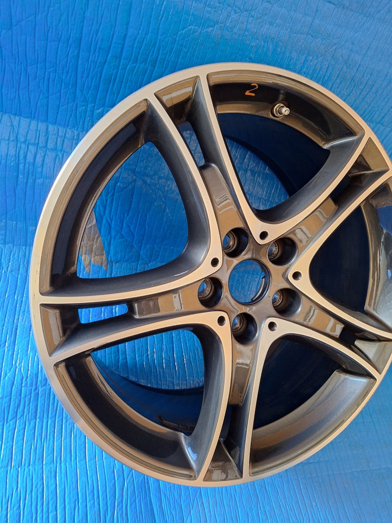 1x Alufelge 18 Zoll 8.0" 5x112 57ET Glanz Grau 6855092 BMW 1 Mg Rim Wheel FEL2283190500yv