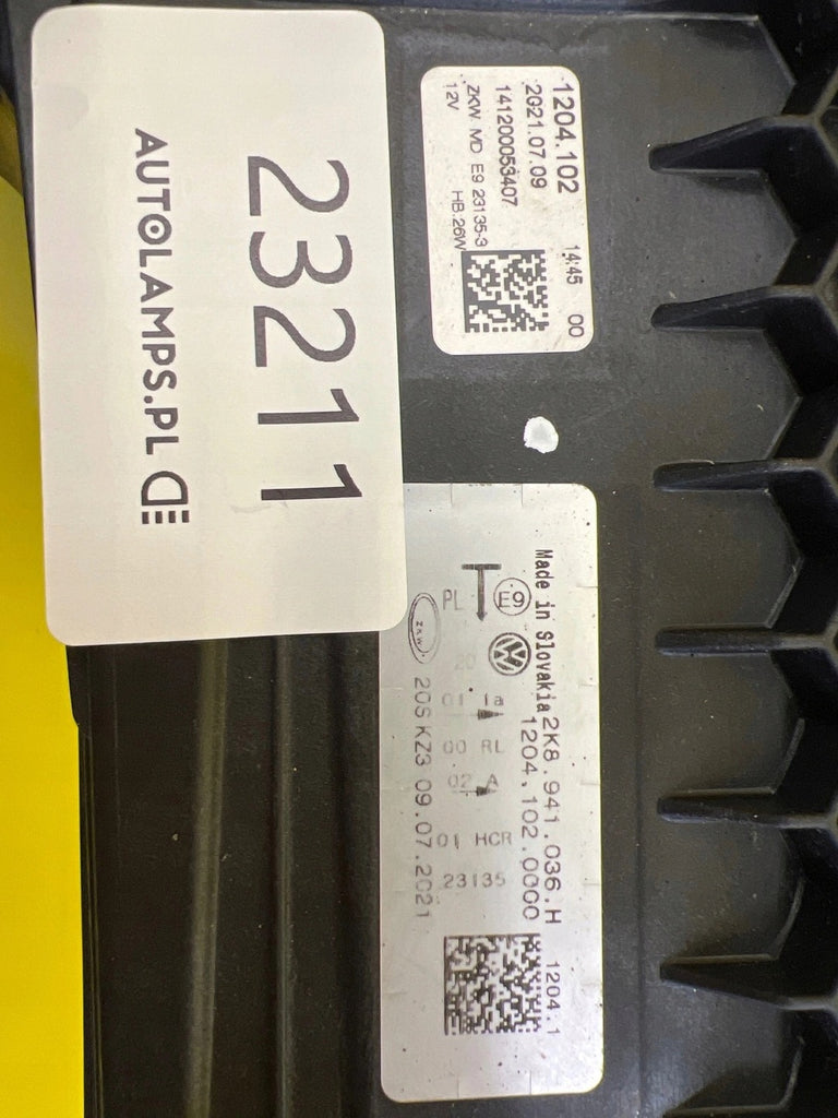 Frontscheinwerfer VW Caddy V 2K8941036H LED Rechts Scheinwerfer Headlight SCH8424461902lm