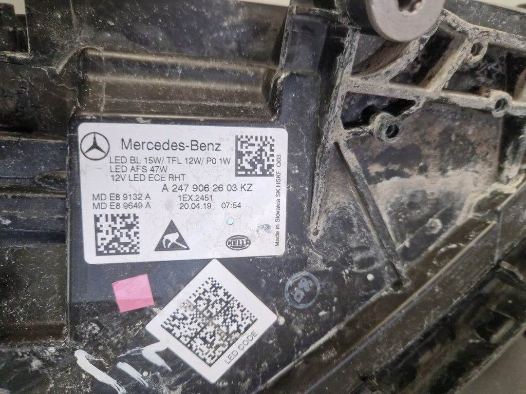 Frontscheinwerfer Mercedes-Benz W247 A2479062603 LED Rechts Headlight SCH5574702313dd