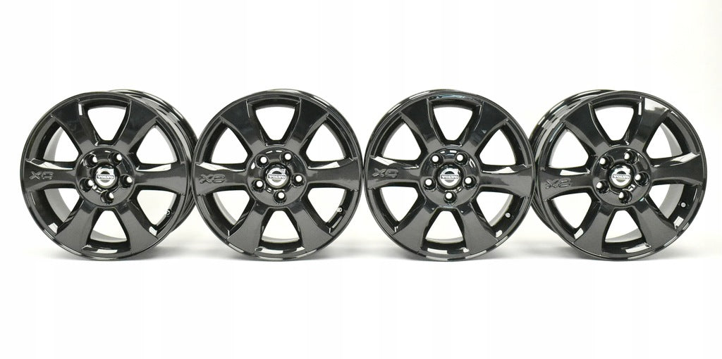 4x Alufelge 16 Zoll 7.0" 5x108 50ET Glanz Schwarz 30714024 Volvo Xc70 Xc60 FEL2907849726lo