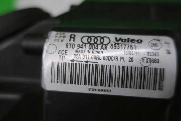 Frontscheinwerfer Audi A5 8T0941004AK Rechts Scheinwerfer Headlight SCH8875010818jw