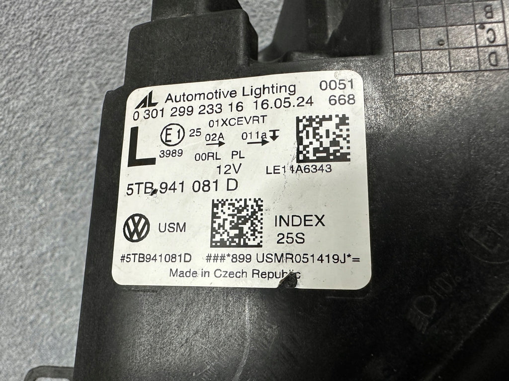 Frontscheinwerfer BMW Touran 5TB941081D LED Links Scheinwerfer Headlight SCH7341578437kn